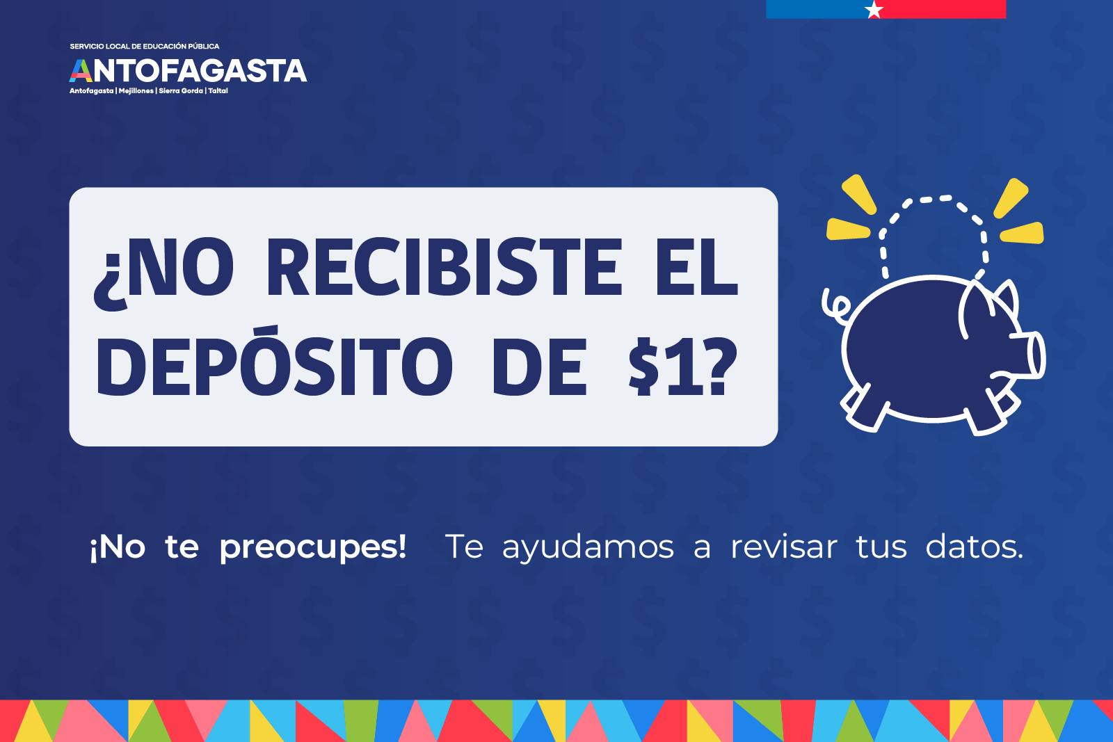 ¿No recibiste el depósito de $1? Te contamos cómo actualizar tus datos bancarios